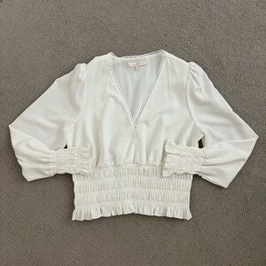 WAYF Smocked Blouse
